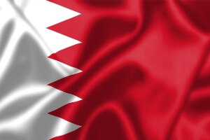 Flag of bahrain